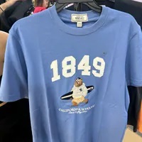 [S] WHO.A.U STEVE PATCH SHORT SLEEVE T-SHIRT,BLUE, WHRAE2353U-BLUE (SWAU430)