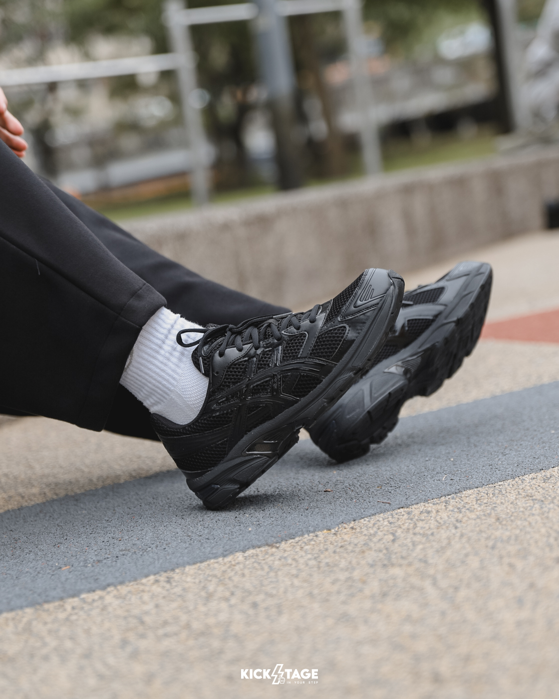 男女鞋 ASICS Gel-1130 Triple Black 黑魂 黑武士 老爹鞋 休閒跑鞋【1201A256-002】