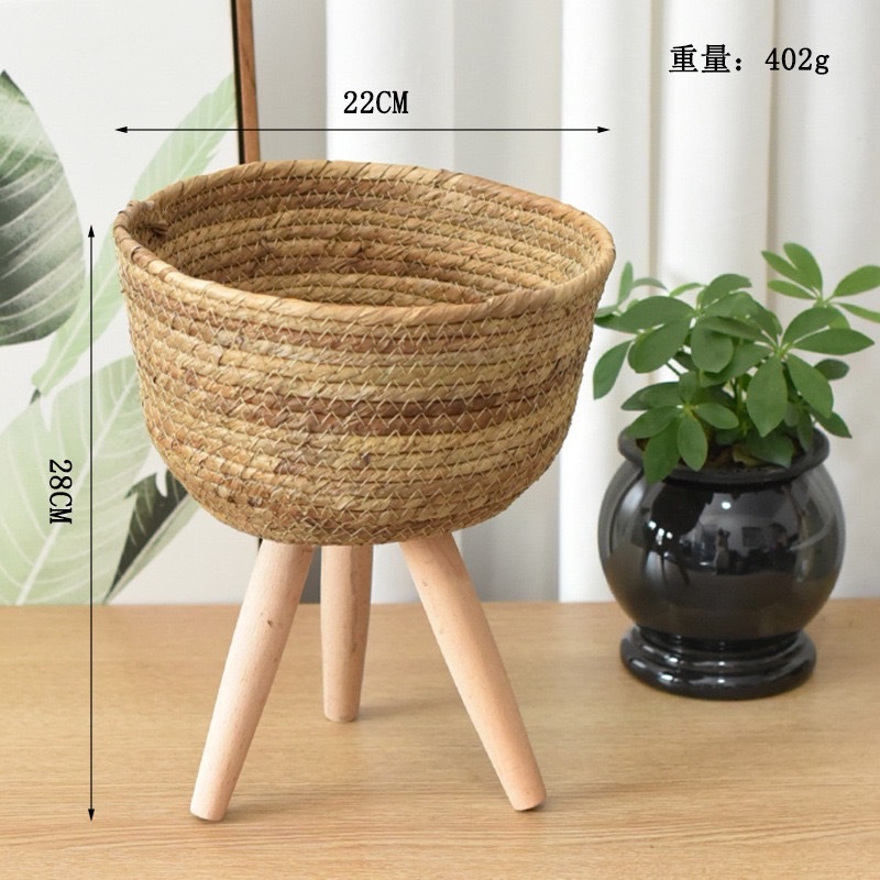 北歐藤編園藝花架