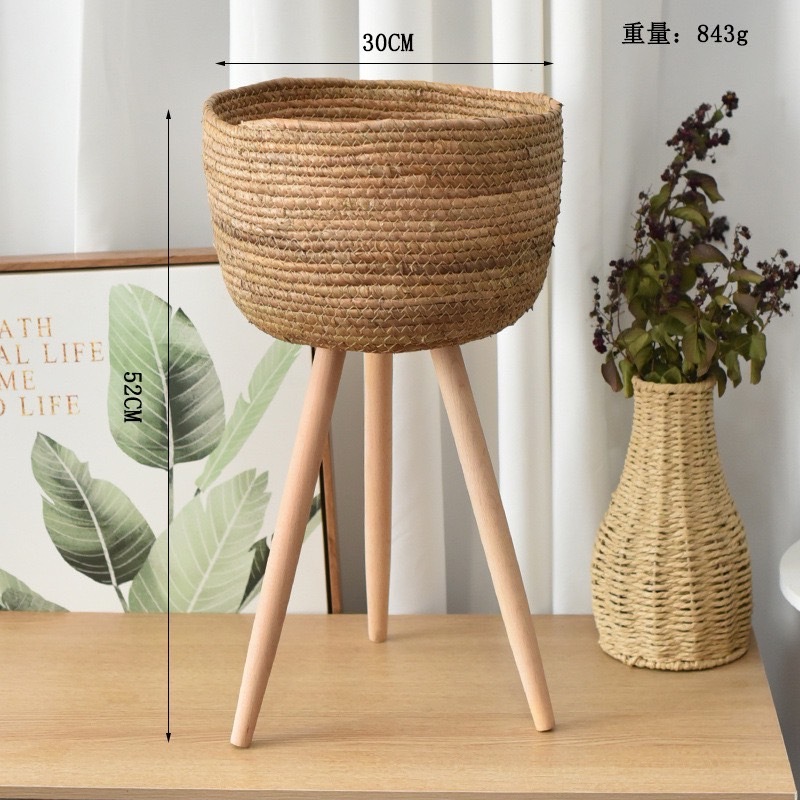 北歐藤編園藝花架