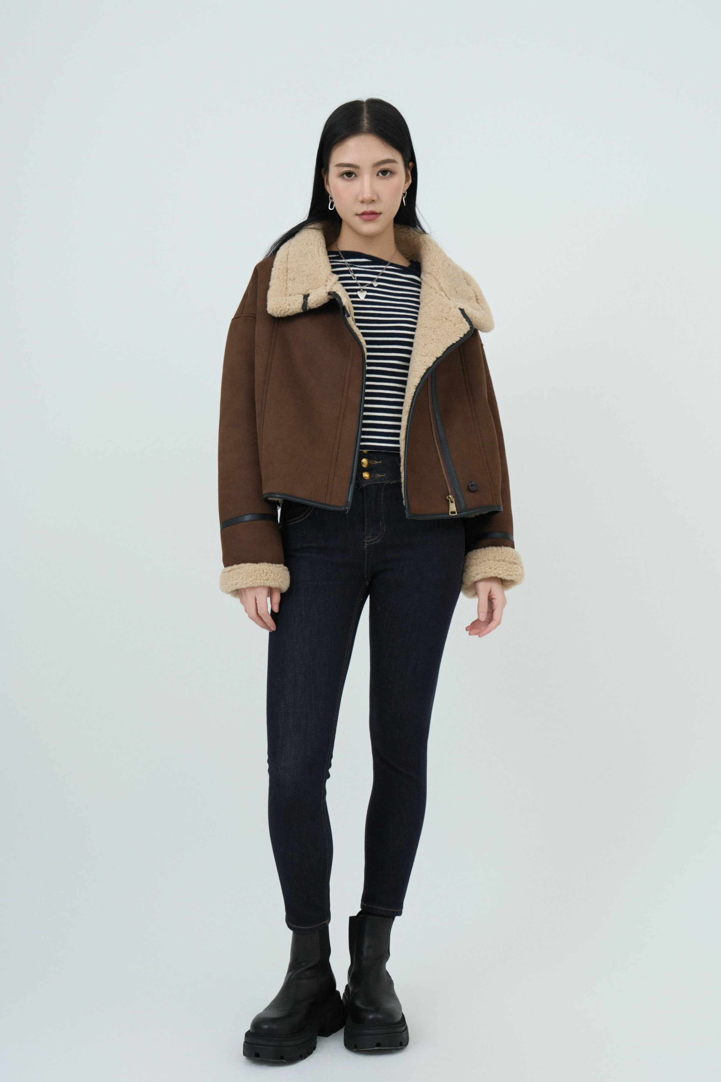 FW24_0281（外套＋上衣+牛仔褲）