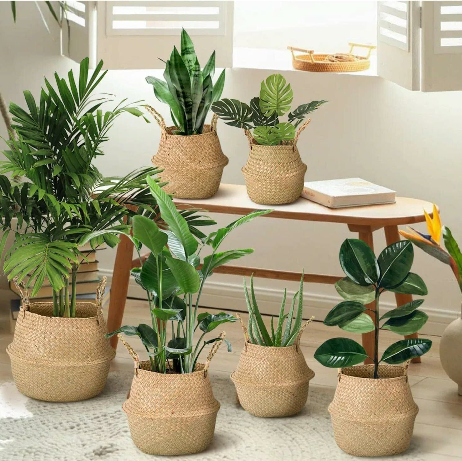 北歐海草編織籃