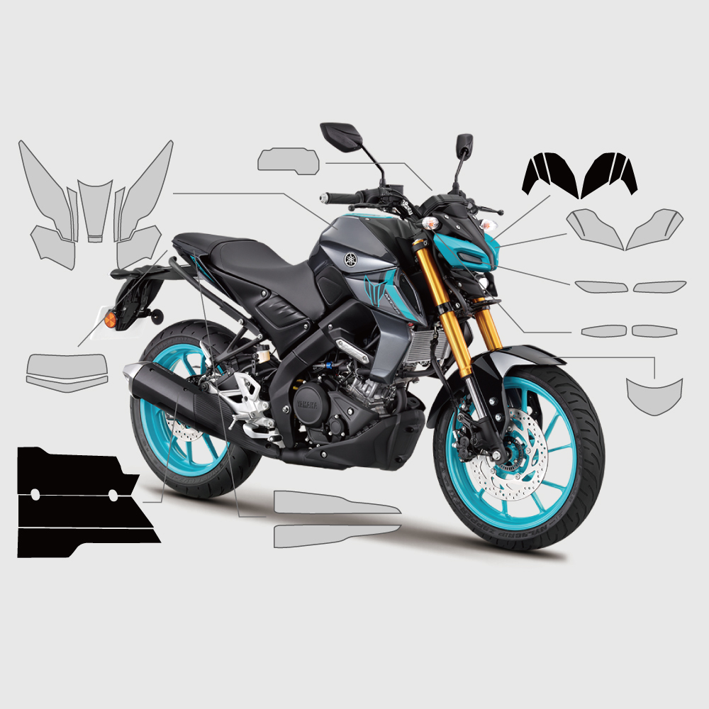 YAMAHA MT-15｜3M頂級犀牛皮保護膜&卡夢碳纖維飾膜