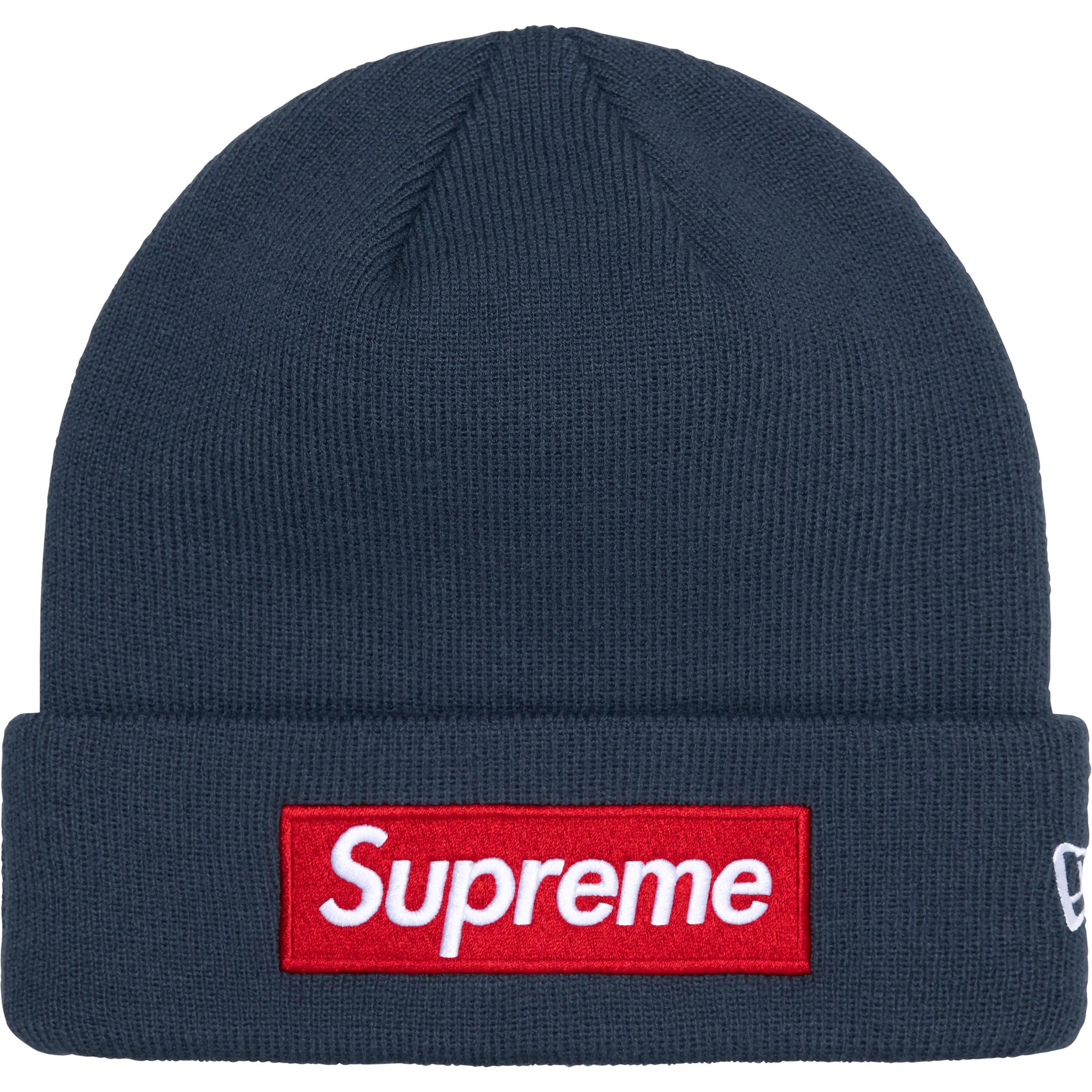 Supreme New Era Box Logo Beanie - NAVY | FW24BN13