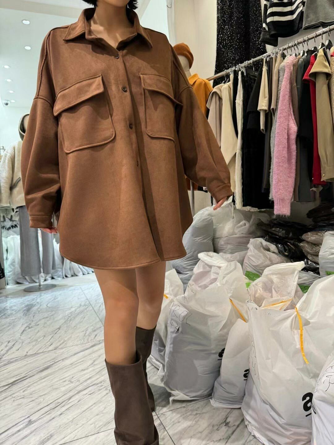 TC253 雙袋磨毛上衣