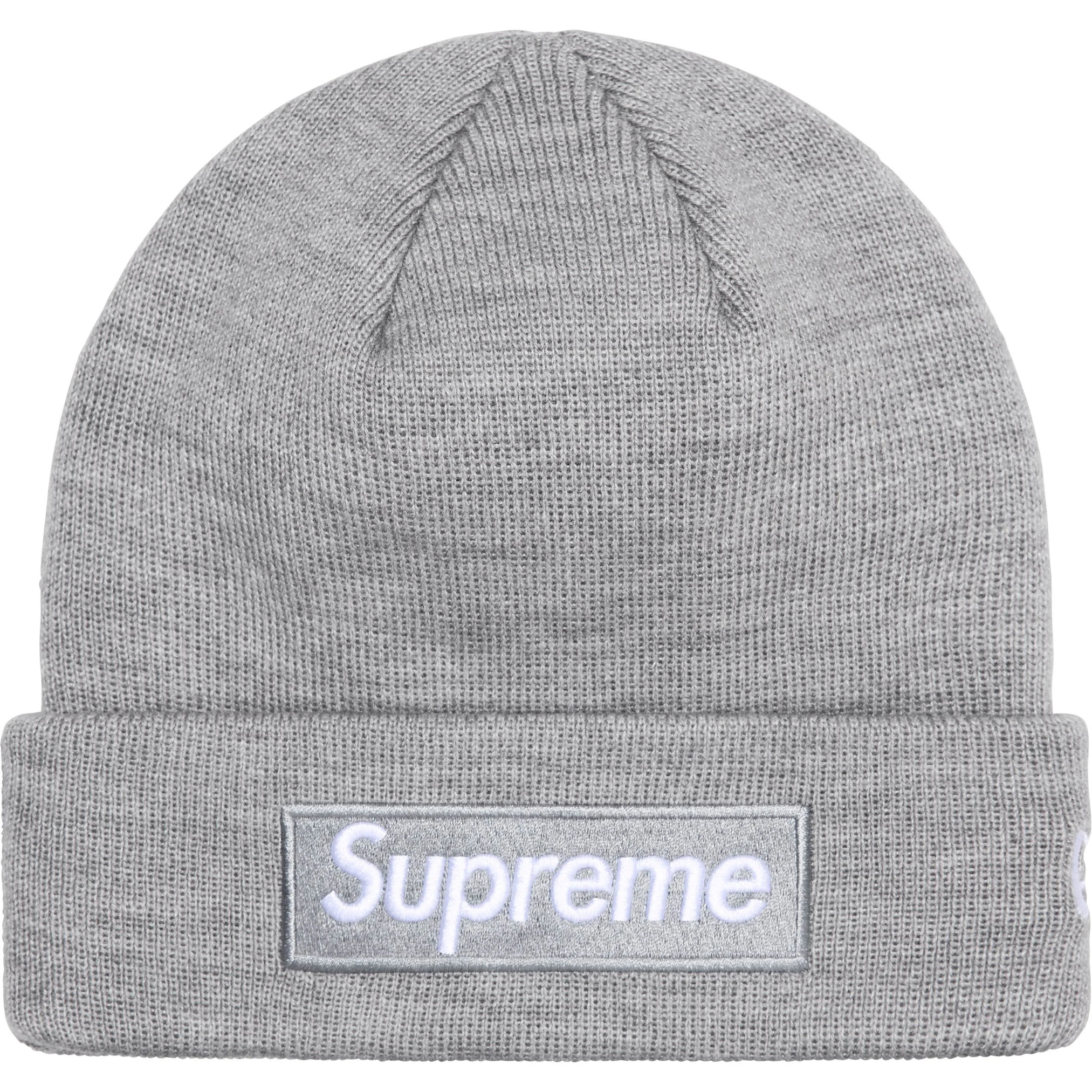 Supreme New Era Box Logo Beanie - GREY | FW24BN13