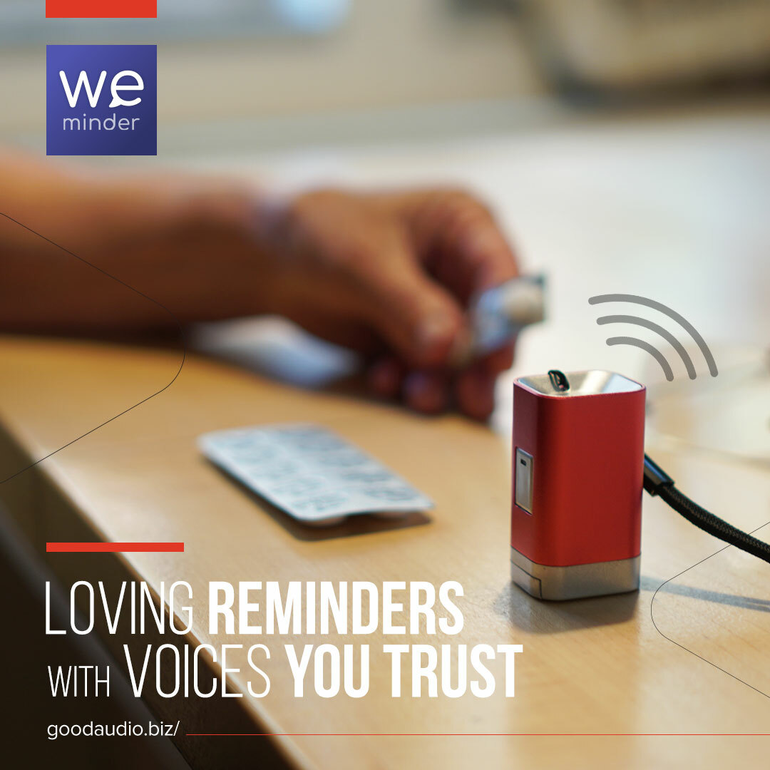 WEMINDER 親人定時語音提醒器 (紅色)