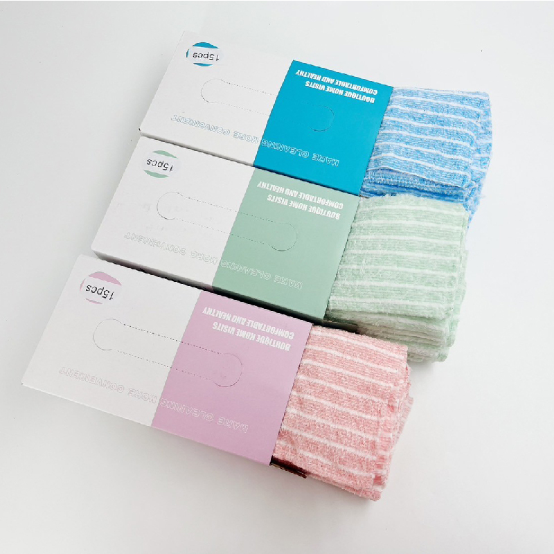 高效吸水珊瑚絨抽取式抹布 15入 - 20CM x 20CM 多用途抹布 拋棄式 家居清潔 免手洗 乾濕兩用 珊瑚絨