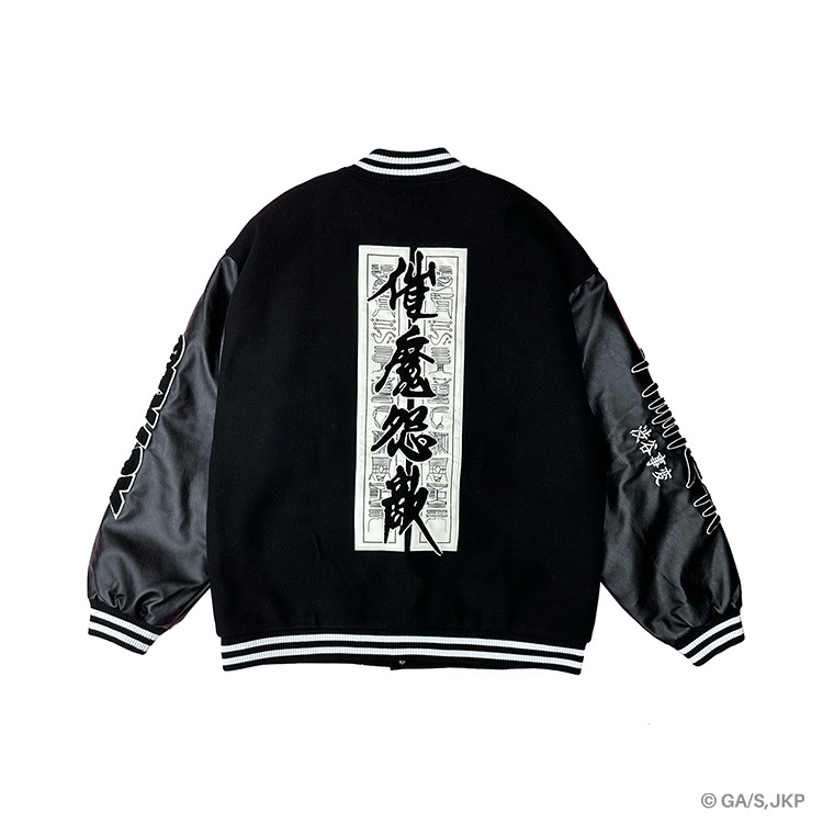 XCTRL® I 咒術迴戰《澀谷事變》宿儺棒球外套-黑