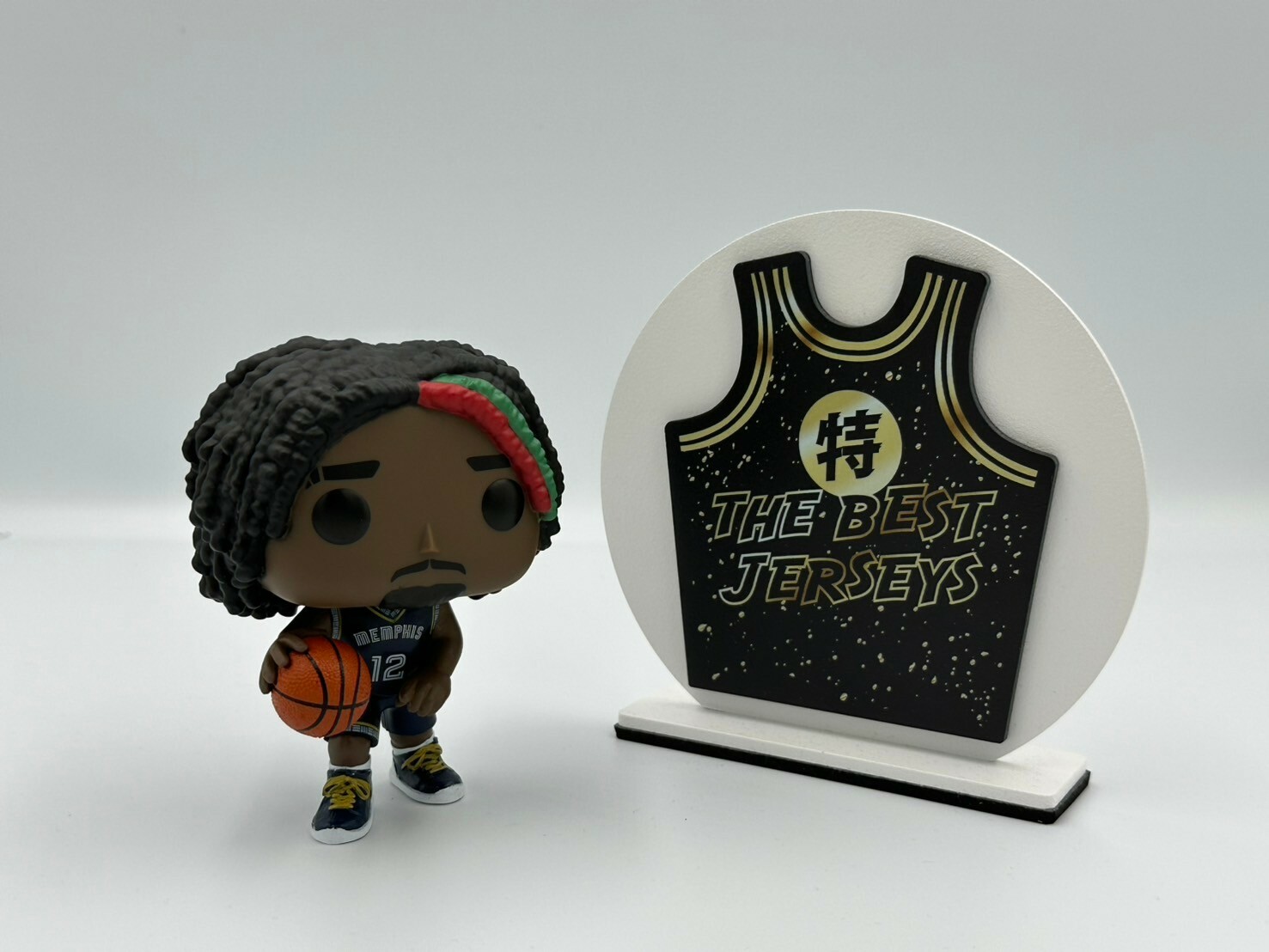 NBA公仔 Ja Morant 曼菲斯灰熊 城市黑 75周年 #129 Funko Pop! Vinyl Figure 全新