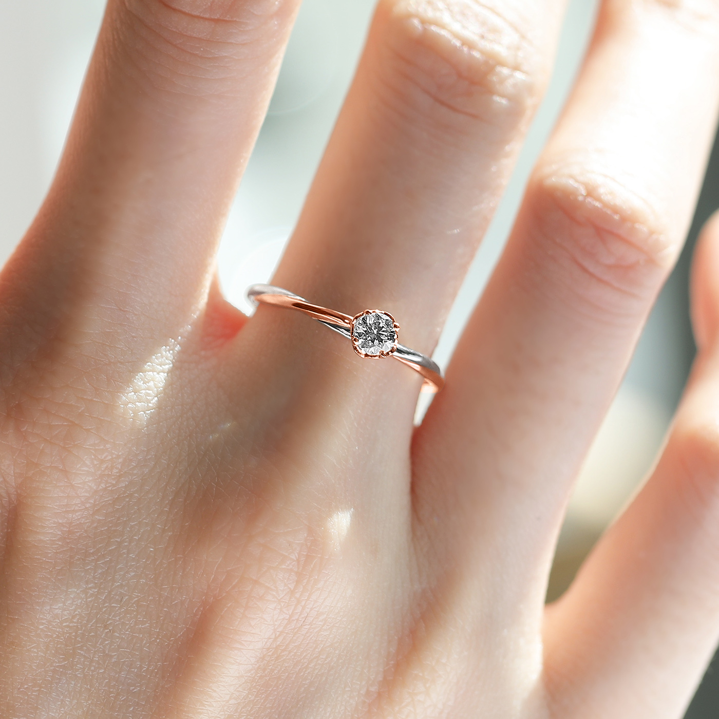 玫瑰絮語－20分鑽石戒指