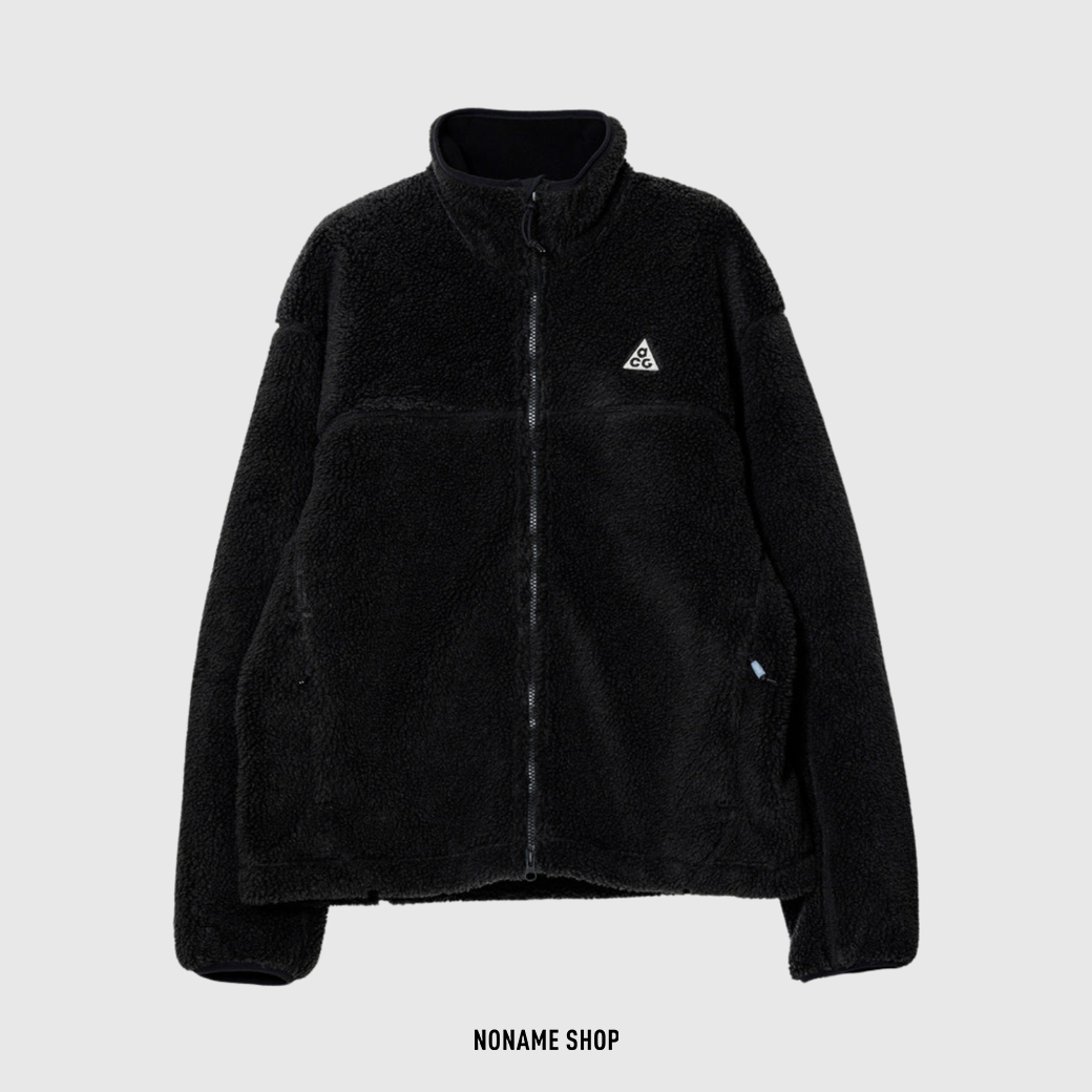 NIKE ACG THERMA-FIT ADV 羊羔毛 保暖 立領 外套 黑色 (男款)