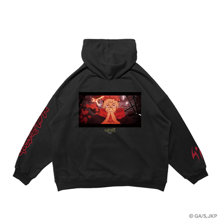 XCTRL® I 咒術迴戰《澀谷事變》宿儺帽T-黑