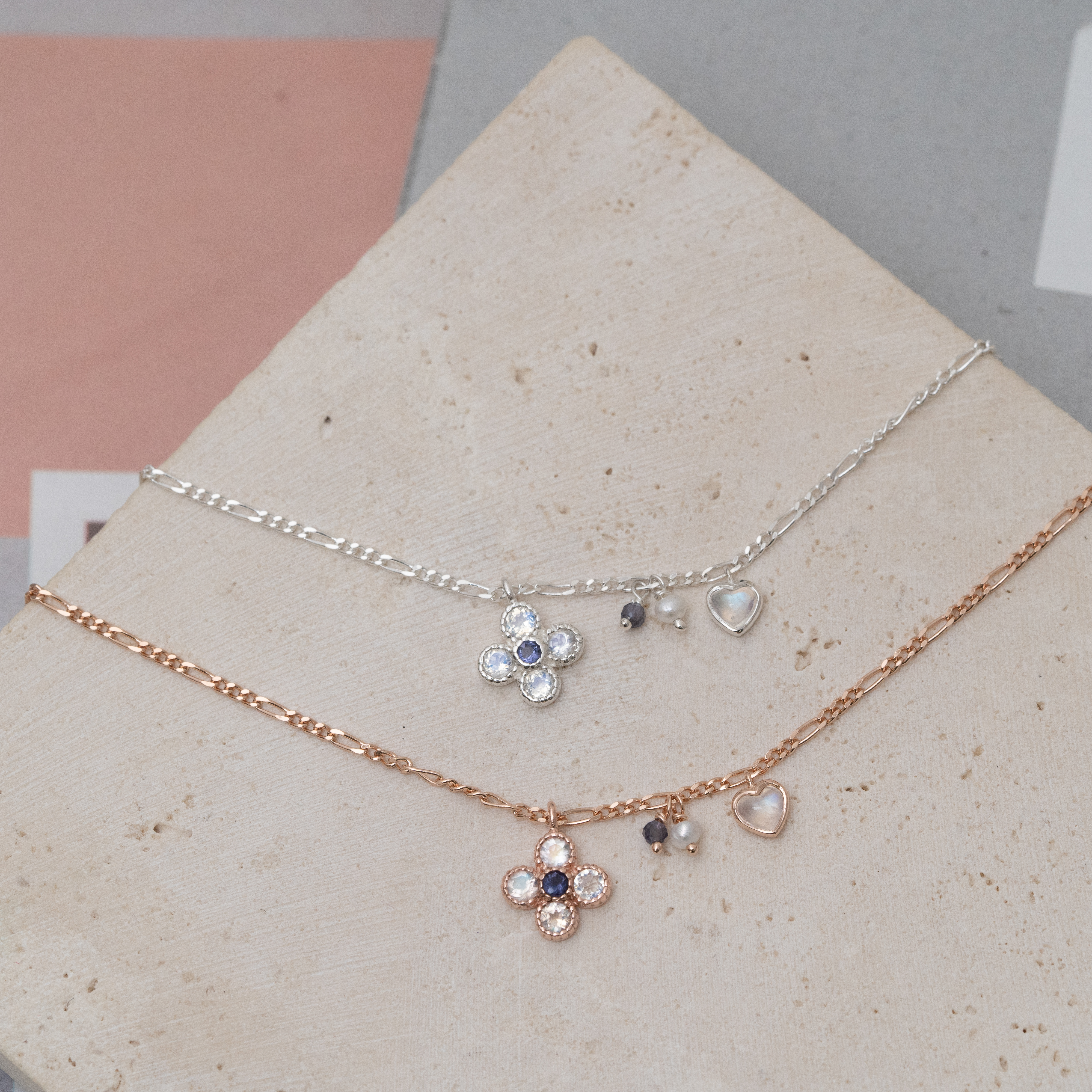 svn82 自家設計 月亮石 頸鍊