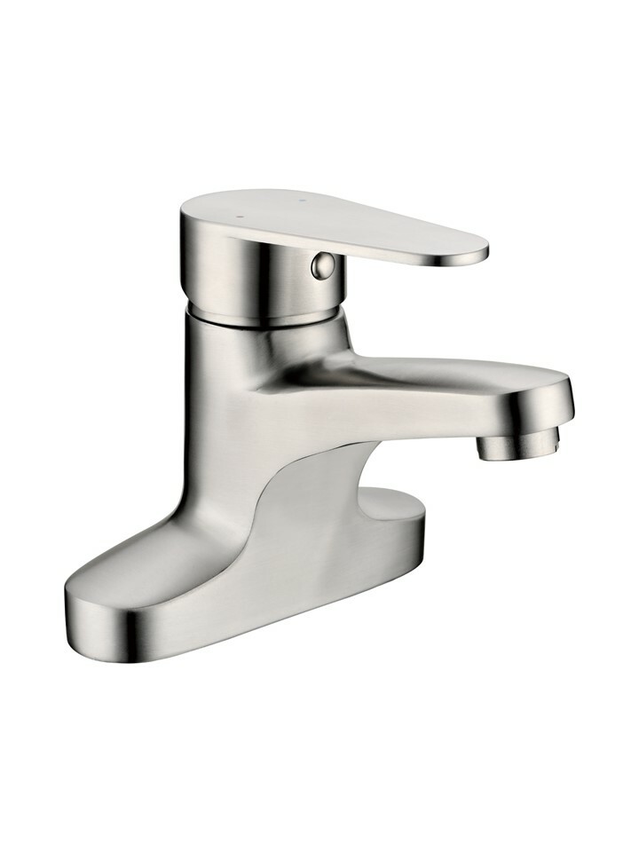 H1A-401不銹鋼雙孔4"面盆龍頭