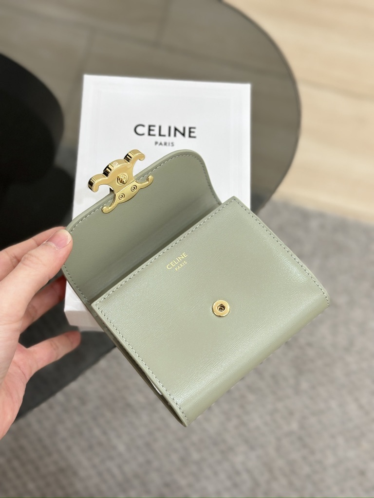 CELINE Triomphe Small Flap Wallet