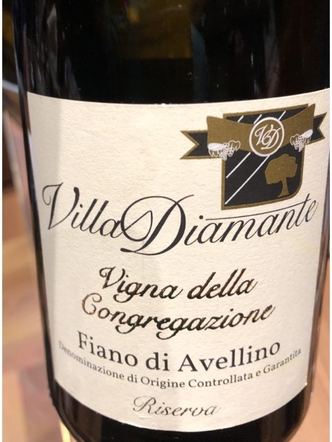 Villa Diamante Fiano di Avellino Riserva Vigna della Congregazione 2019