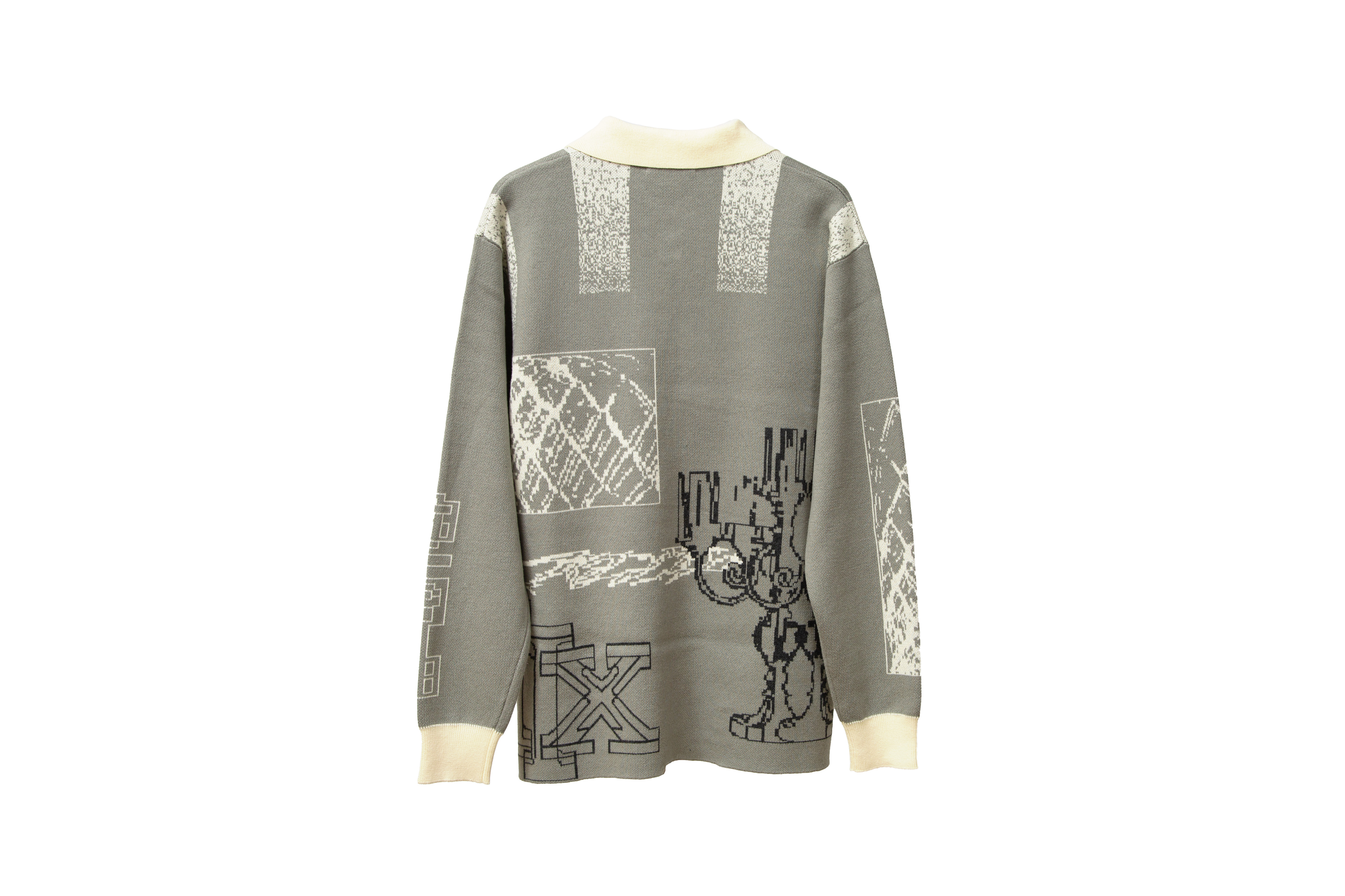 REMIX "illust Knitted Jersey" (Grey)