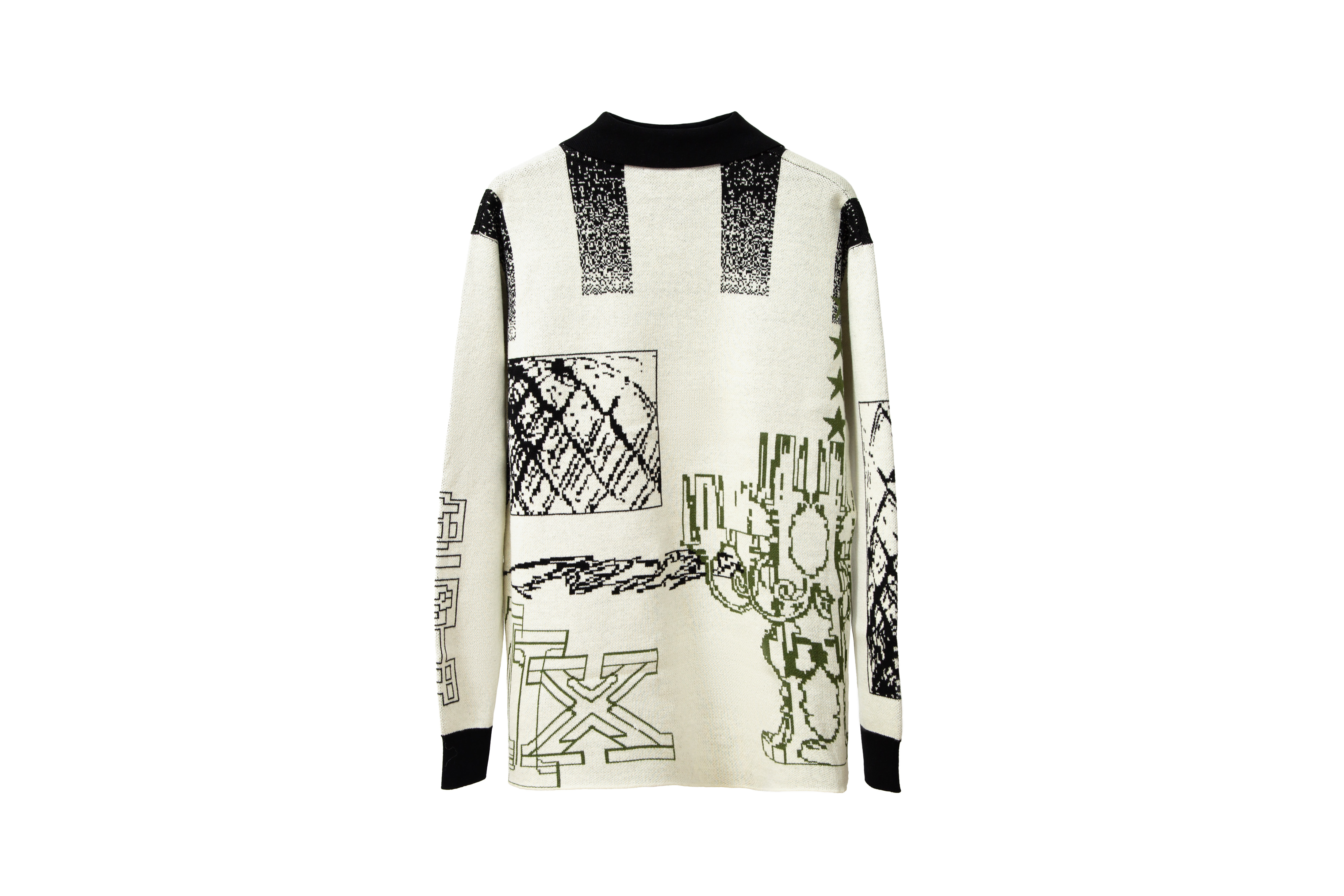 REMIX "illust Knitted Jersey" (White)
