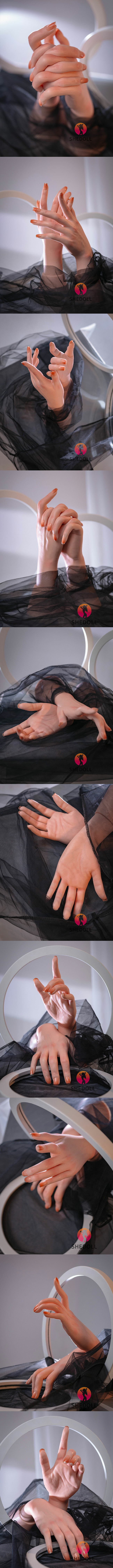 SHEDOLL 擬真矽膠手模-2號 silicone sex doll hand model