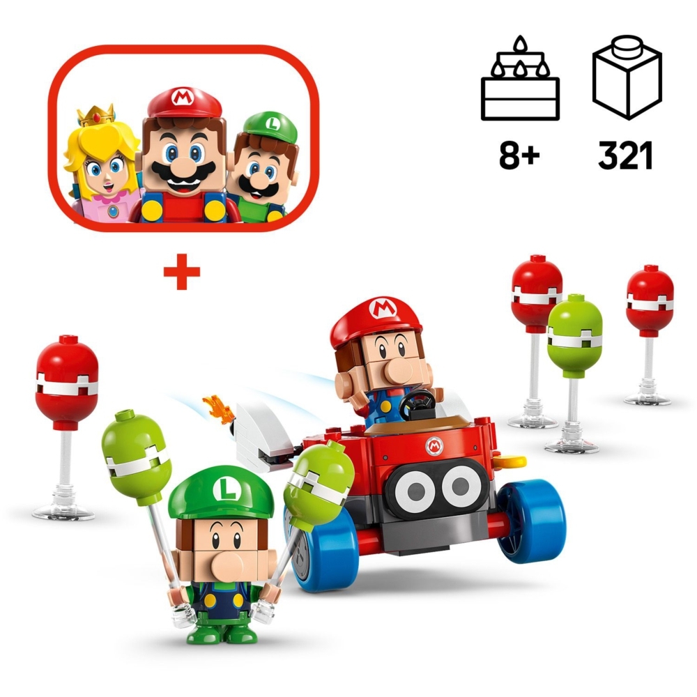 72034 - Mario Kart – Baby Mario vs Baby Luigi