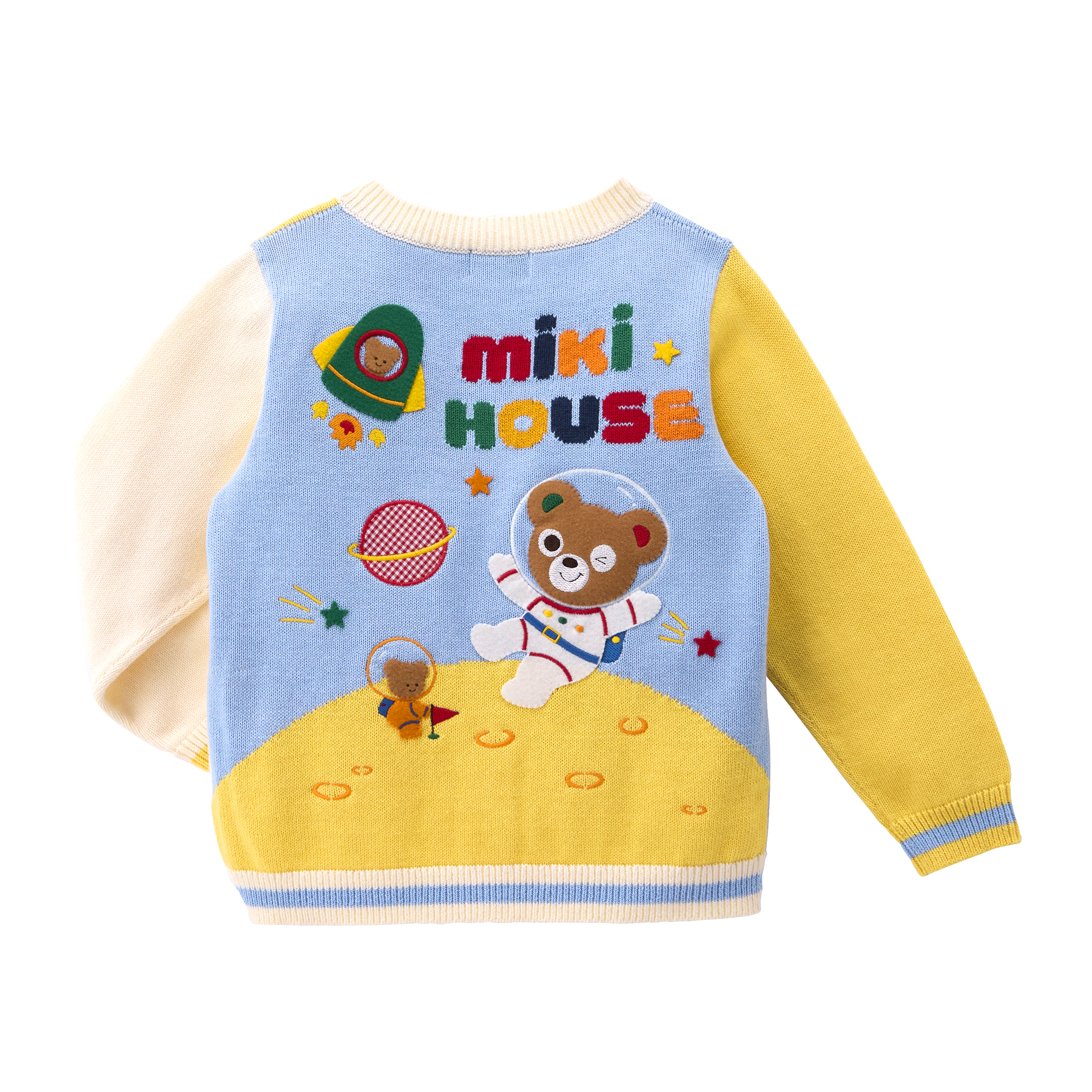 Miki House   小熊開襟外套