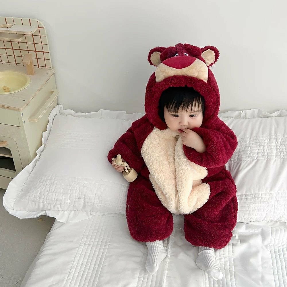 Strawberry Bear romper