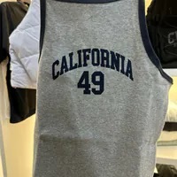 [S] WHO.A.U CALIFORNIA LETTER SLEEVELES,GRAY, WHRNE3722F-GRAY (SWAU432)