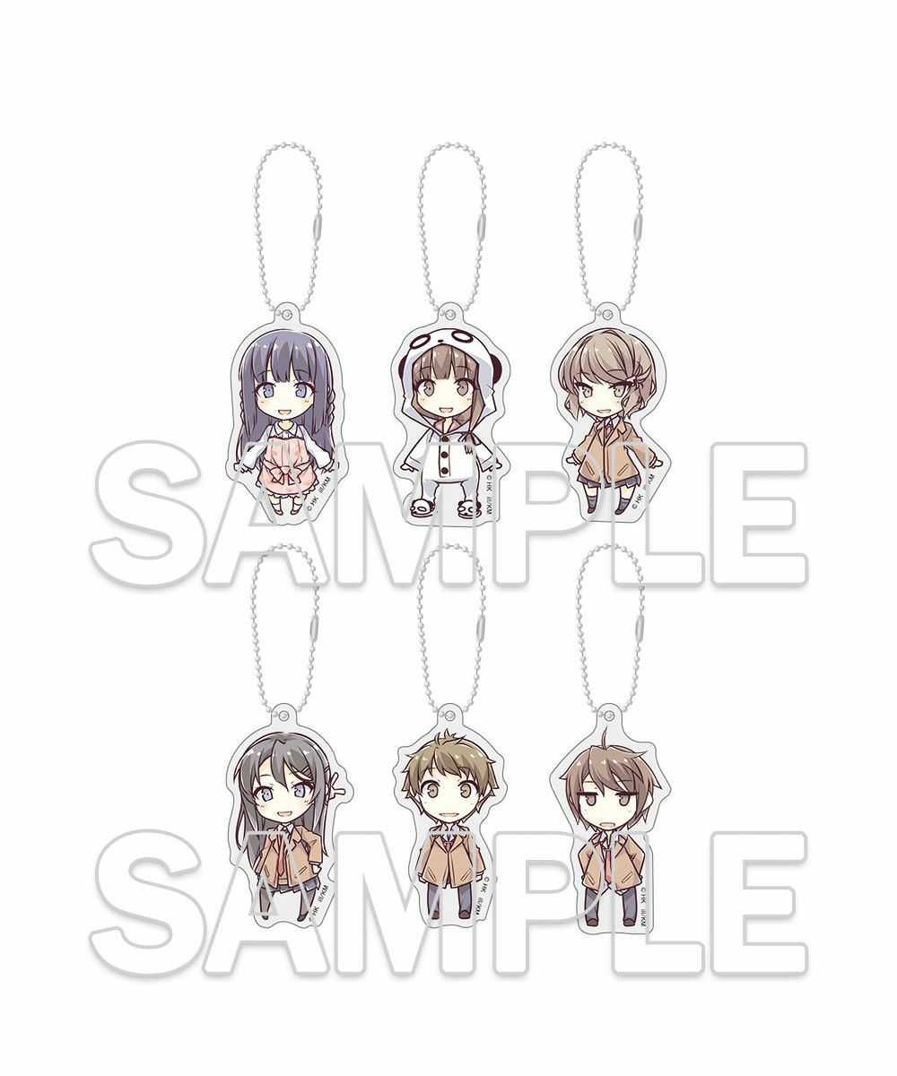 預購-電擊文庫「『青春豬頭』系列」10周年記念集換式壓克力鑰匙圈 Ver.青春豬頭は文化祭ヒロインの夢を見ない＋ PACK盲盒販售 隨機出貨【日本進口精品】