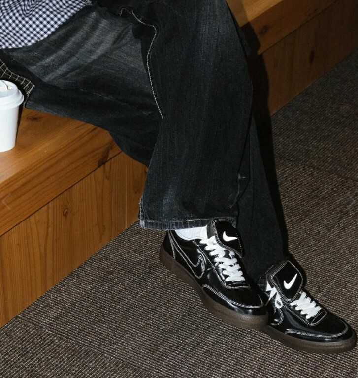 <預購> Nike Killshot 2 PRM 外翻鞋舌 白縫線 皮革 復古 黑 德訓鞋 HQ3489-010