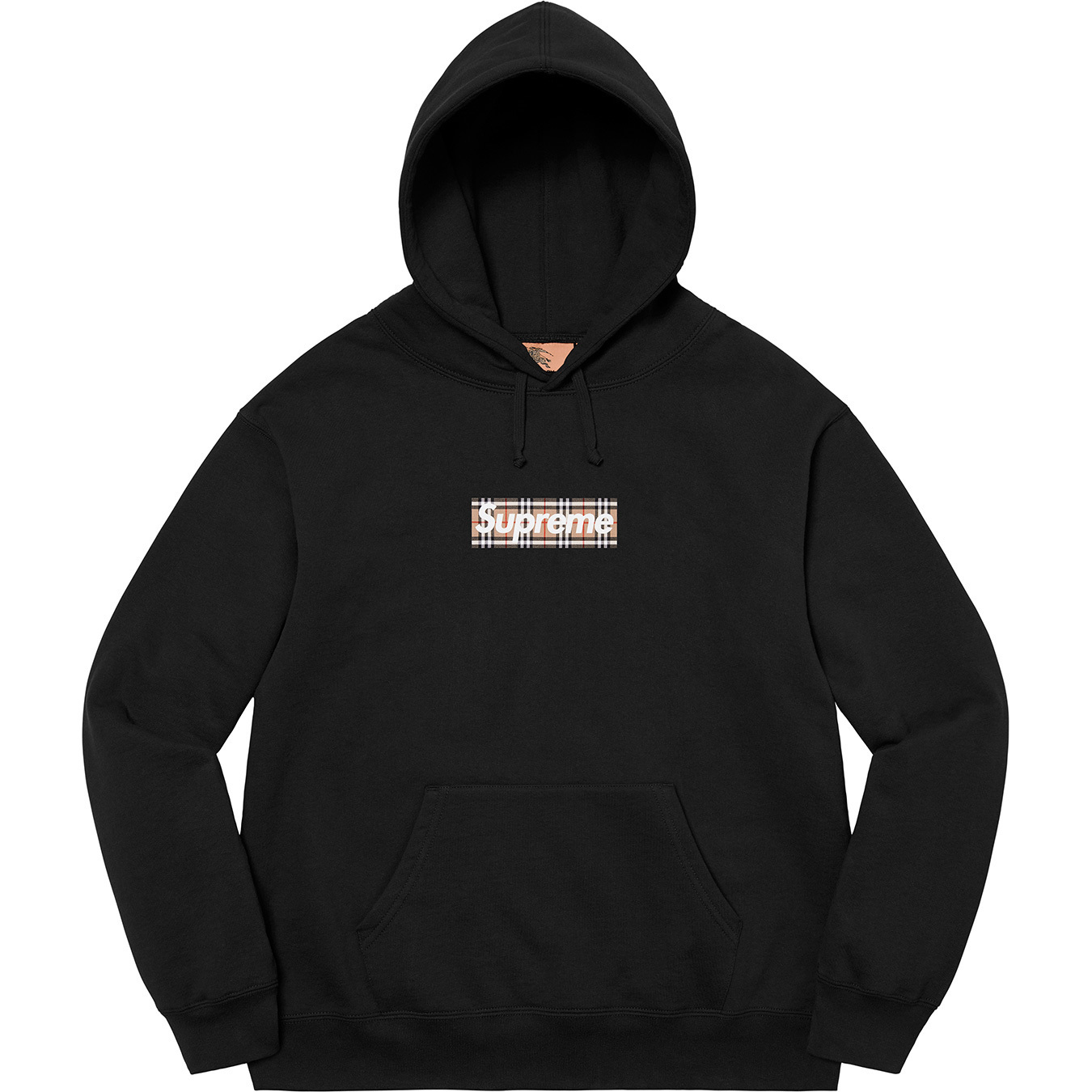 Supreme X Burberry Box Logo Hooded 帽踢 (3色)
