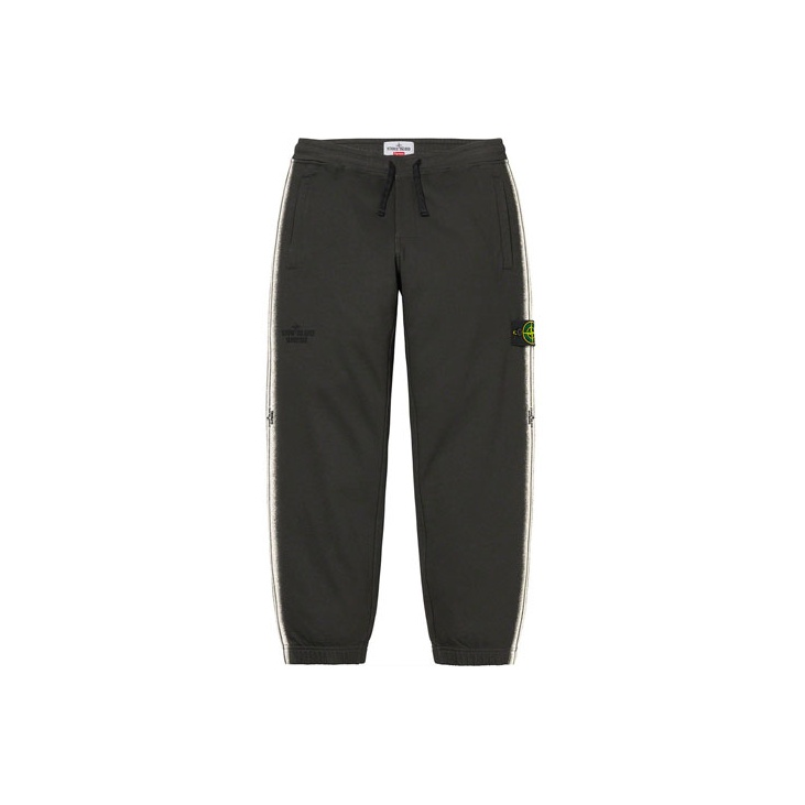 Supreme X Stone Island 22SS Stripe Sweatpant 棉長褲