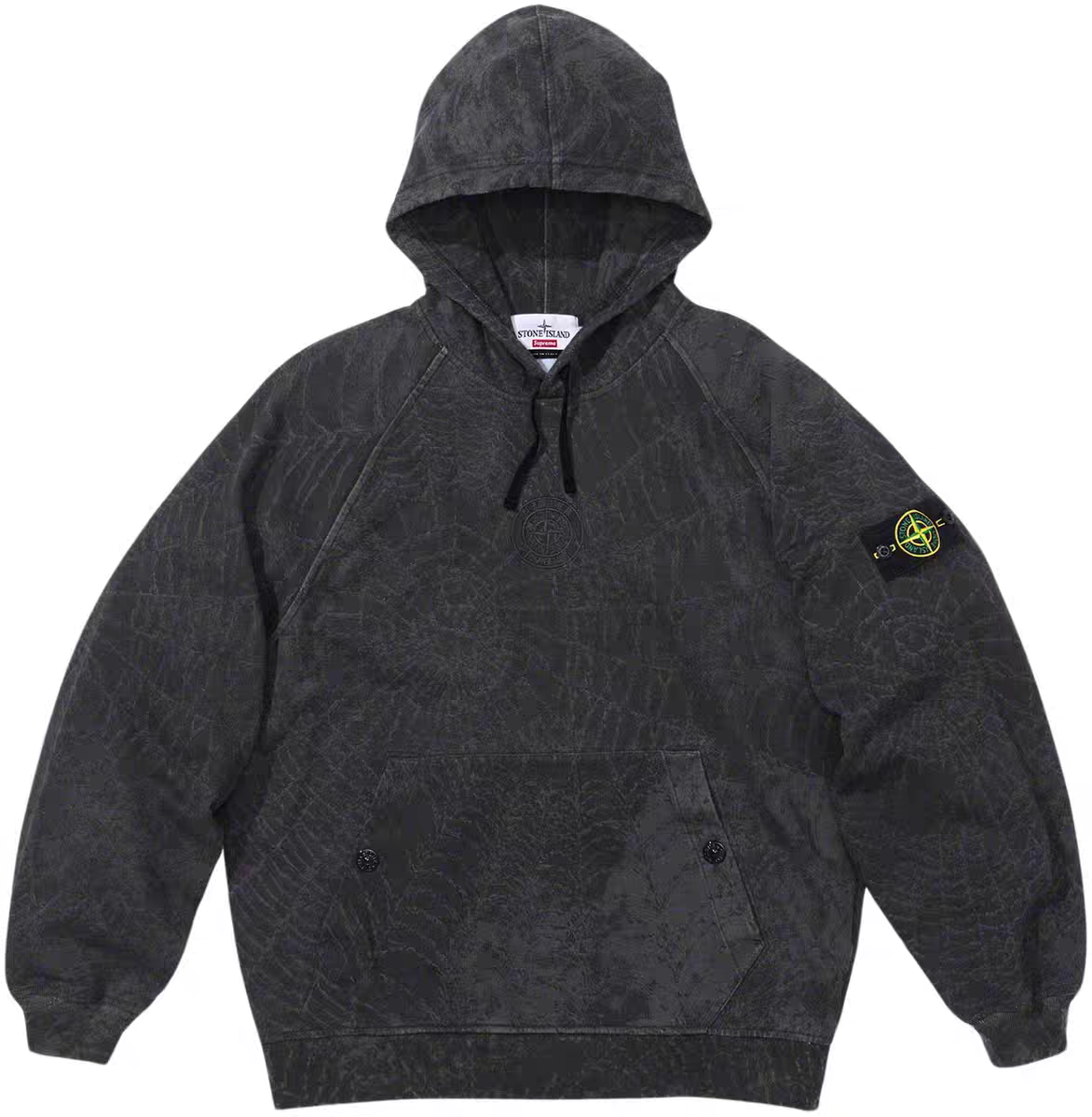 Supreme X Stone Island FW23 Felpa Hooded Sweatshirt 帽踢