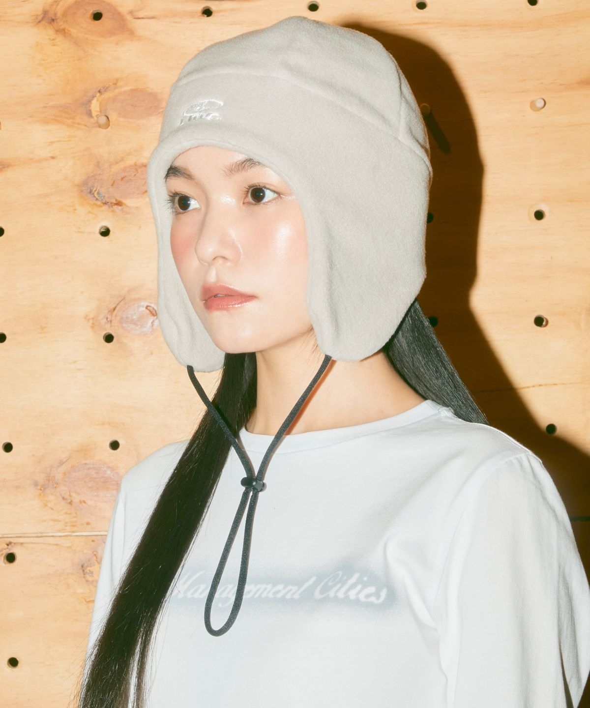 【代購】LMC OVAL GLOBE FLEECE EARFLAP 遮耳 毛帽 0LM44FBN154