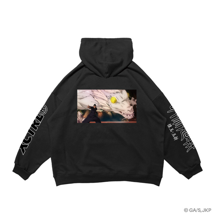 XCTRL® I 咒術迴戰《懷玉玉折》夏油傑帽T-黑