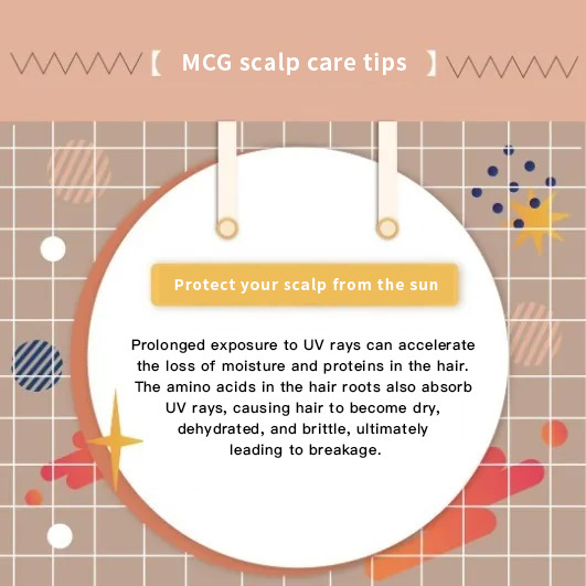 Protect your scalp from the sun