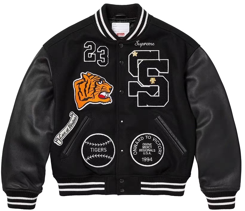 Supreme 23FW Tiger Varsity Jacket 棒球外套 (2色)