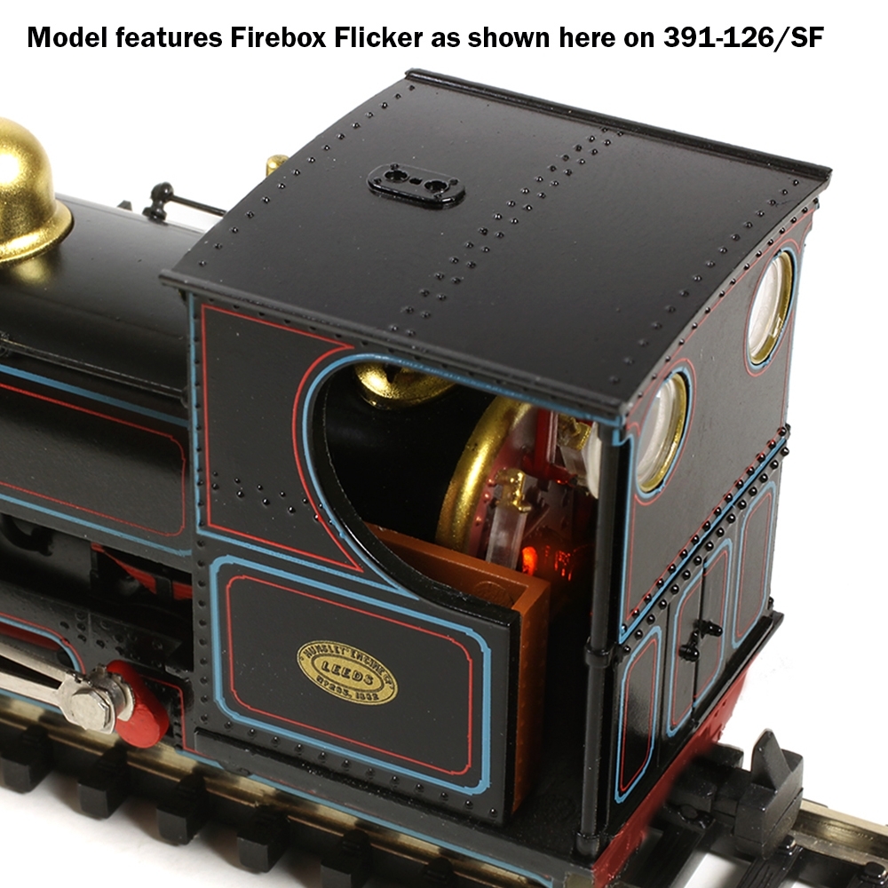 Bachmann 391-125 HOe規  0-4-0ST 'Blanche'  蒸汽車.黑色