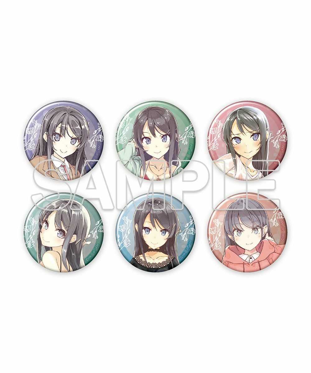 預購-電擊文庫「『青春豬頭』系列」10周年記念集換式閃亮亮徽章 ～滿滿的櫻島麻衣～ PACK盲盒販售 隨機出貨【日本進口精品】