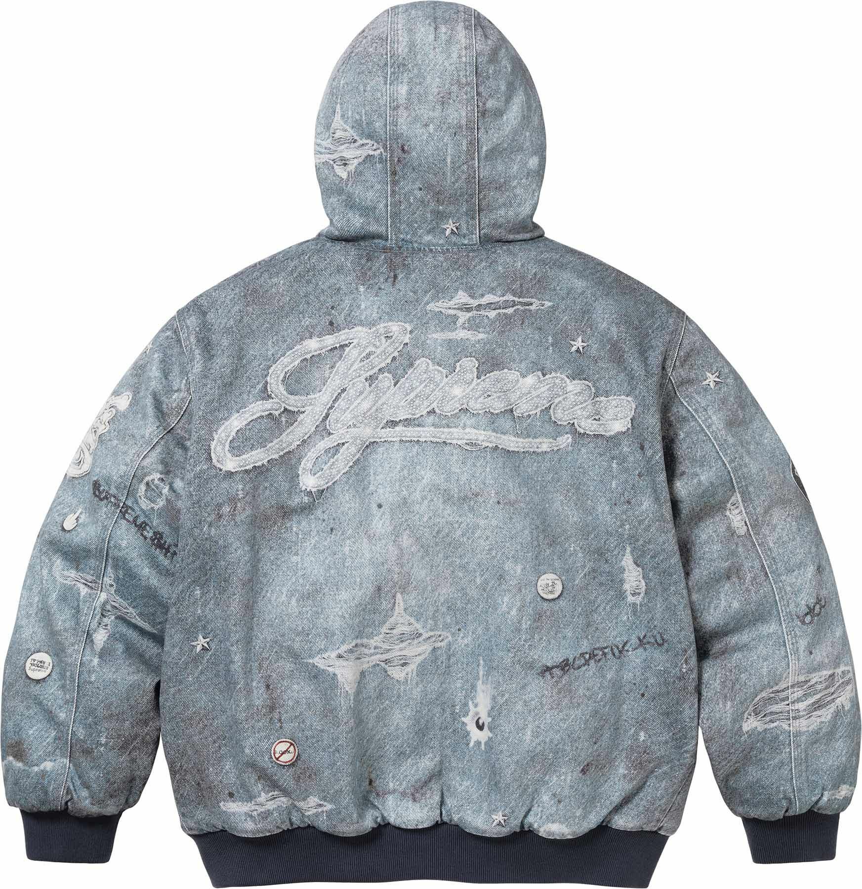 Supreme 24FW Hjr Trompe L'oeil Hooded Work Jacket 牛仔鋪棉外套