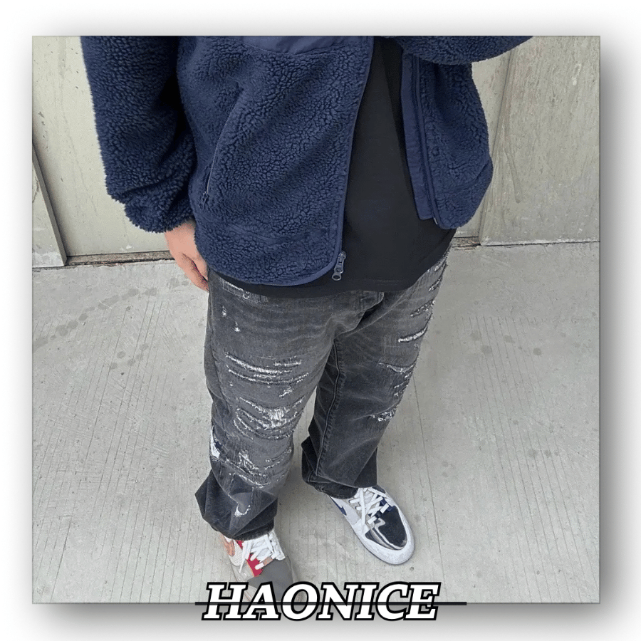 【HAO NICE】CLOT x Levi’s 超強聯名🔥陳冠希 佩斯利花紋刷破牛仔褲 長褲 街頭風滿滿