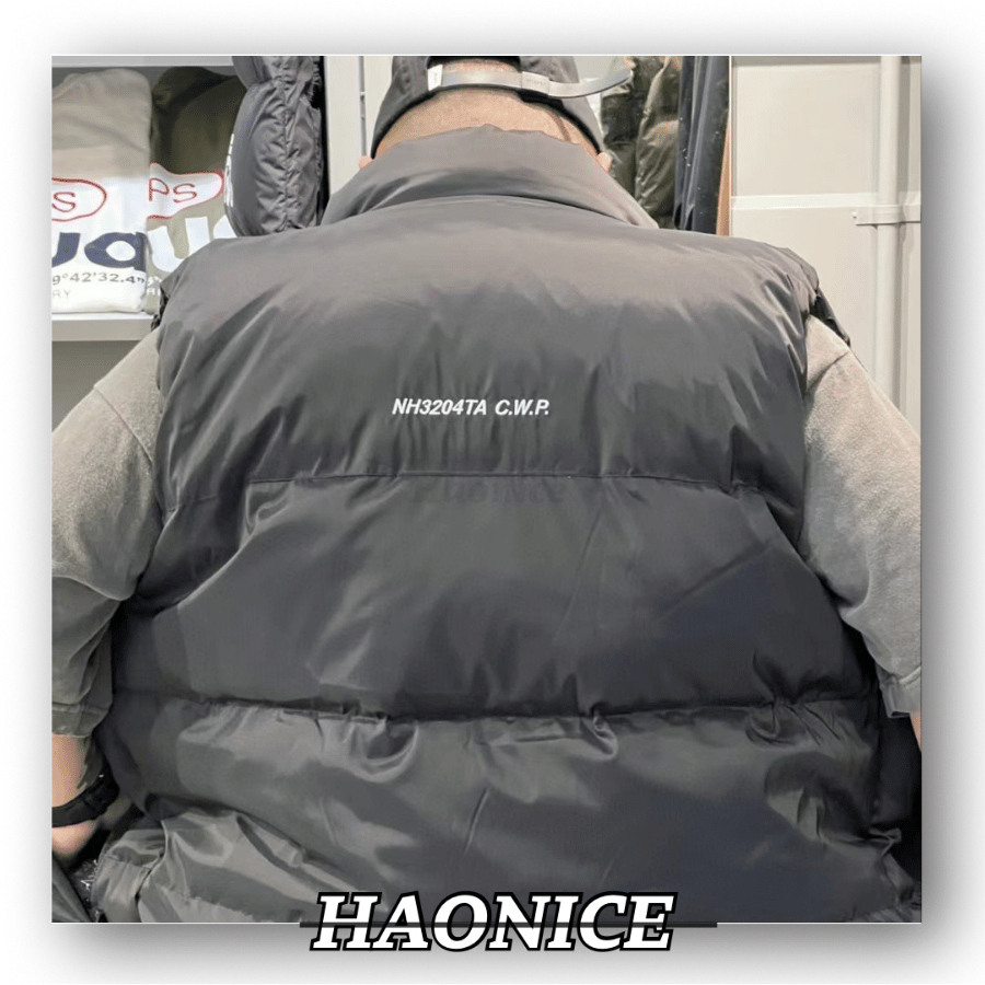 【HAO NICE】冬季必備❄️NEIGHBORHOOD 潮牌🔥字母logo拼色羽絨背心 外套 工裝背心 防寒防風