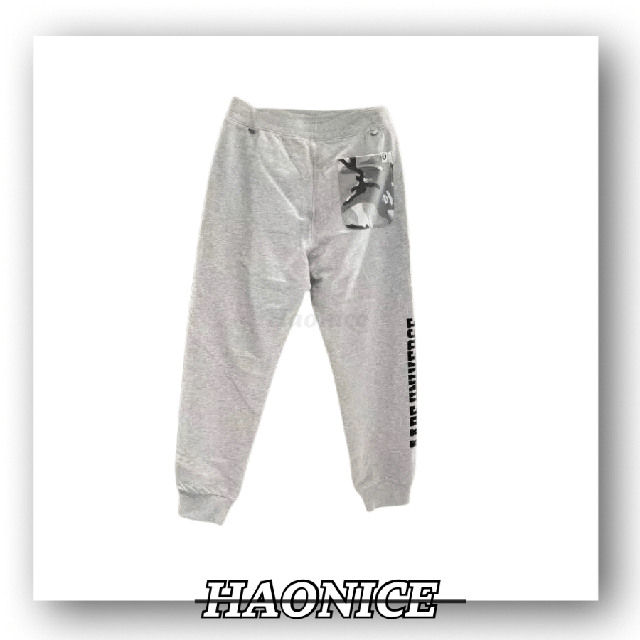 【HAO NICE】秋冬首選❄️日系潮牌Aape🦍 經典迷彩logo束口長褲 棉褲 質地超柔軟