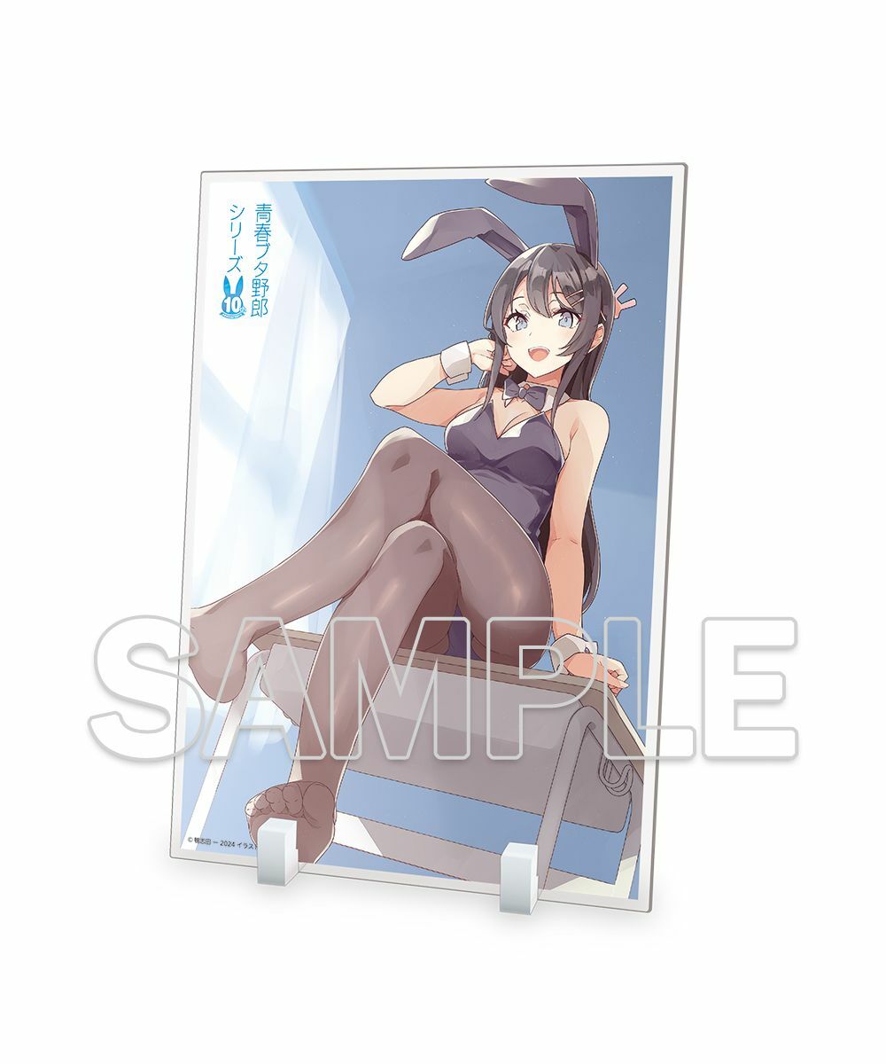 預購-電擊文庫「『青春豬頭』系列」10周年記念全新繪製BIG壓克力板 【日本進口精品】