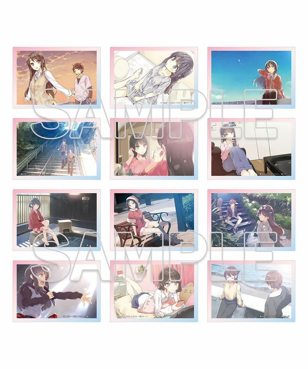 預購-電擊文庫「『青春豬頭』系列」10周年記念集換式極光壓克力小卡 PACK盲盒販售 隨機出貨【日本進口精品】