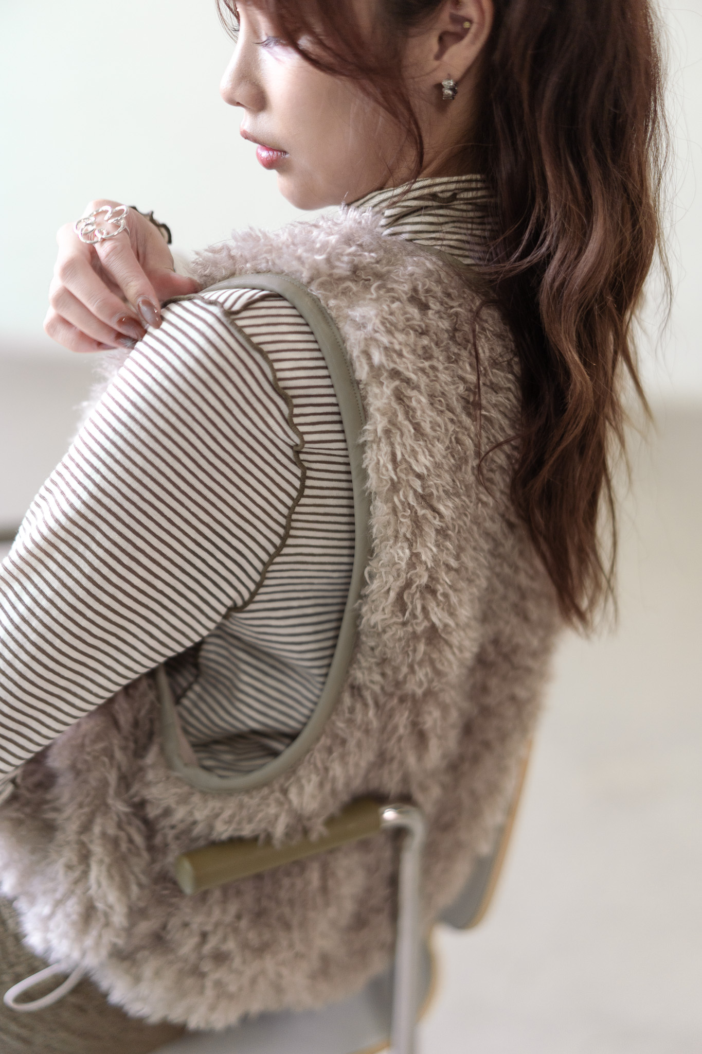 條子高領打底 - BL43177