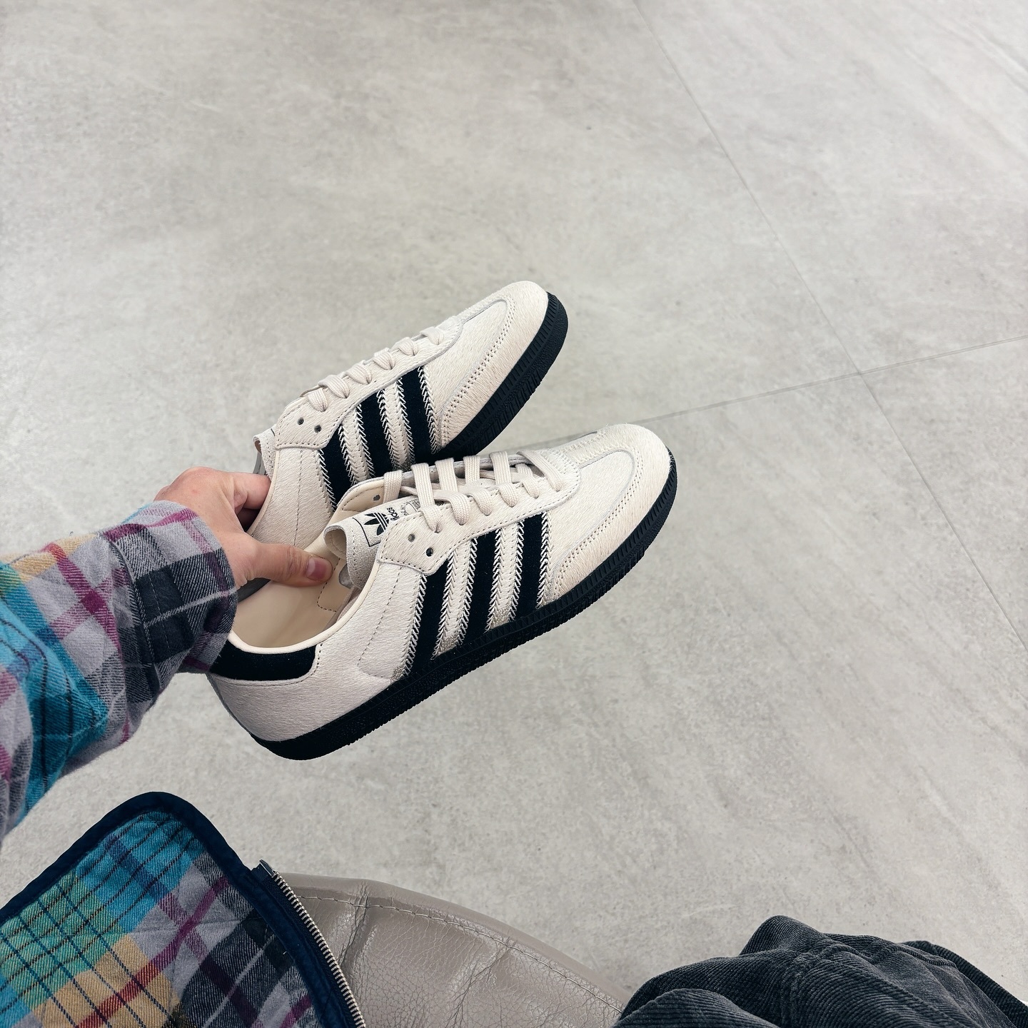 Adidas Originals Samba OG 馬毛 黑奶油 奶油色 森巴 復古鞋 JP5329