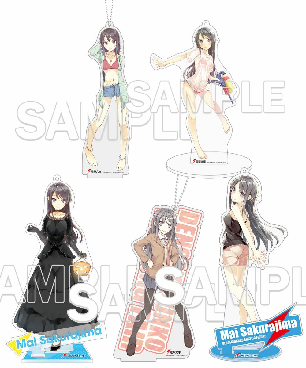 預購-電擊文庫壓克力吉祥物『青春豬頭少年不會夢到兔女郎學姊』【原作系列10週年紀念復刻版】系列 【日本進口精品】