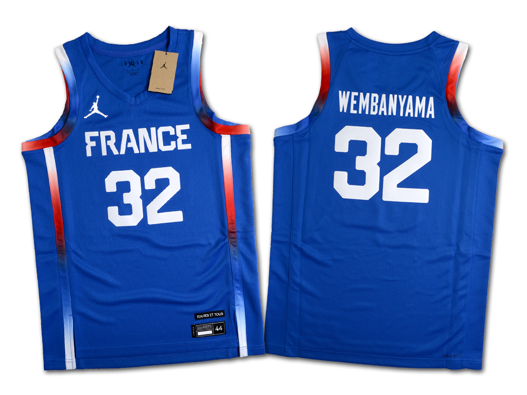 Jordan FIBA 法國隊 Victor Wembanyama 球迷版 球衣