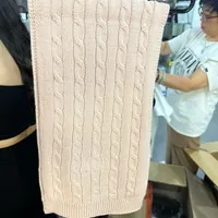 [S] WHO.A.U STEVE CABLE SHORT MUFFLE,PINK, WHAME4T31A-PINK (SWAU438)